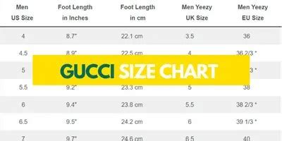 kids gucci shoes size chart.